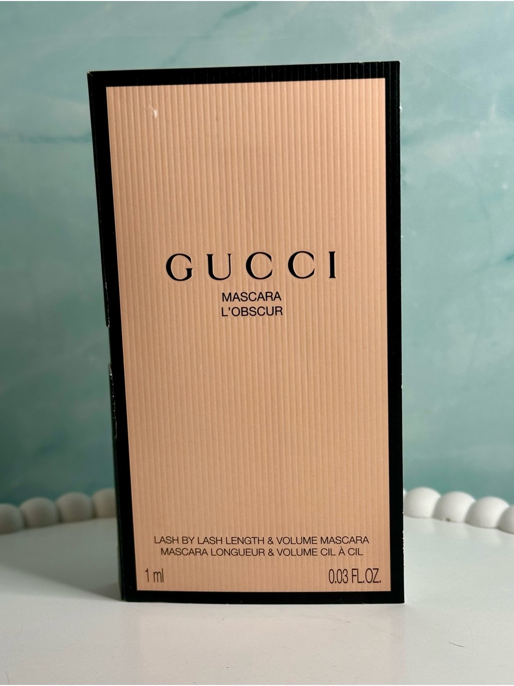 Gucci Mascara L’Obscur Lash By Lash Volume-EVE BLACK-Sample Size 1ml/0.03 fl oz